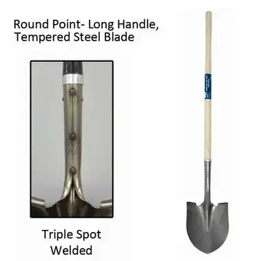 Round Point Shovel