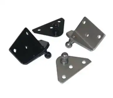 Aluminum Flat  Bracket (2 Tops / 2 Bottoms