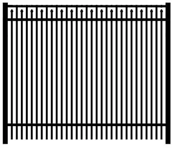 Reliant Series - H4 Contemporary w/Traditional Picket Section w/Narrow Space