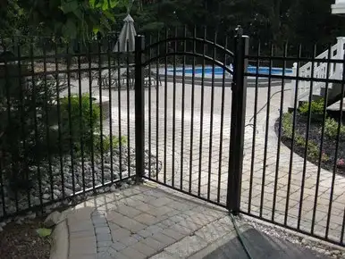 Reliant Series - A1 Traditional Straight Picket Gate Aluminum