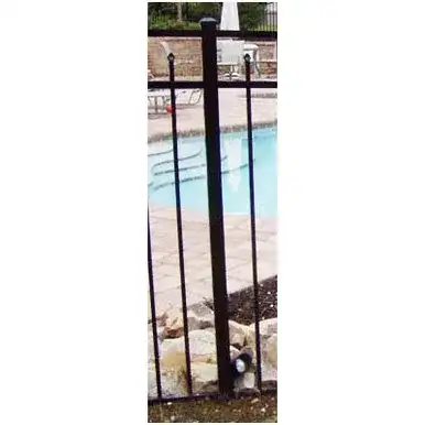 Reliant Series - Aluminum Fence Line Post (Fits D-2, E-2)