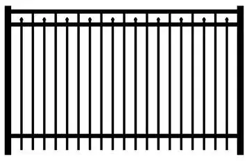 Avant Series - D2 Contemporary with Traditional Picket