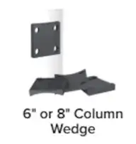 Aluminum Round Level Column Adaptor