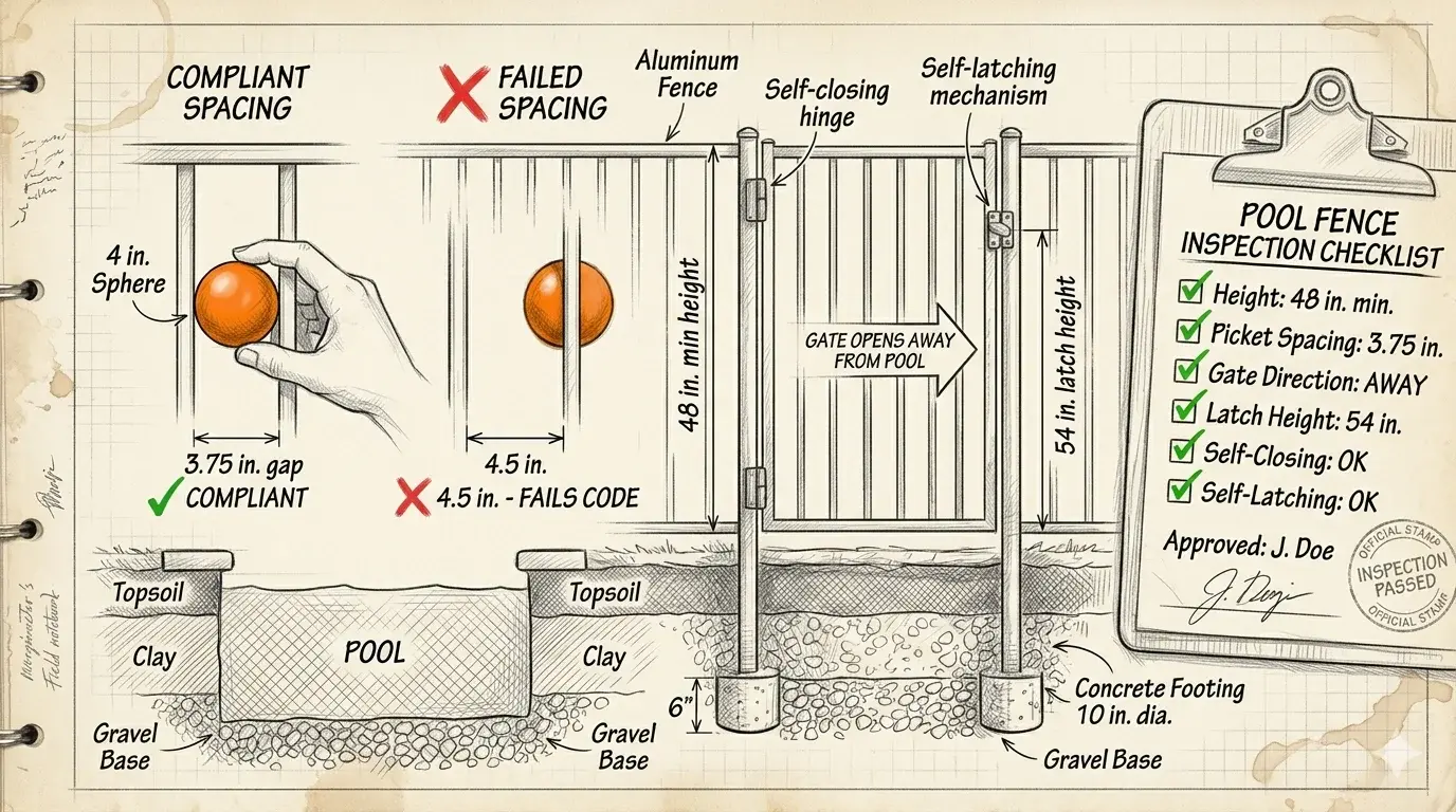 Pool Fence Regulations: Code Requirements and Inspection Prep