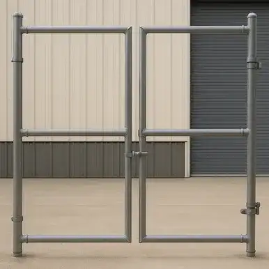 Industrial Chain Link Double Drive Gate Frame