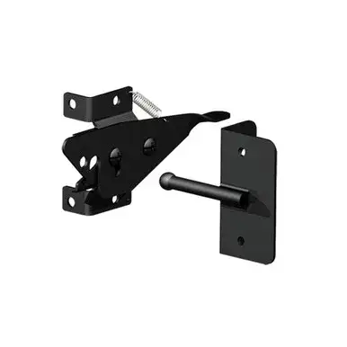 2-Sided Activated - Gate Latch W/ Return Spring & Long Thumb Latch