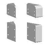 200 Series - 45 Degree Professional Rail Mounting Wedge Set