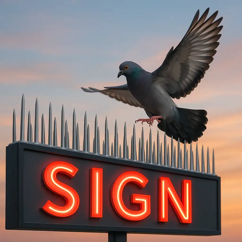 Plastic Bird & Pigeon Deterrent Spikes