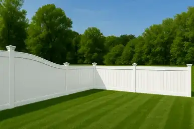 Regency Series - S-Swept 6 to 4 - Solid Privacy Section