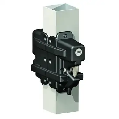 Keystone 'X' eXterior Mount Nylon 2 Sided Key Lockable Latch