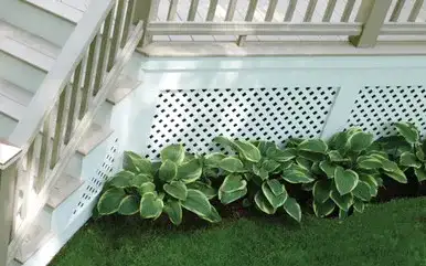 PVC Privacy Mini Diamond Lattice