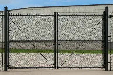 Industrial Chain Link Double Drive Gate