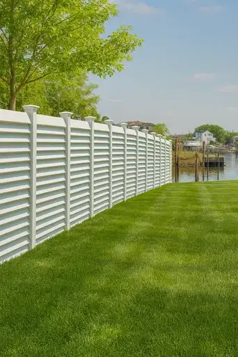 Louvered Semi-Privacy Section