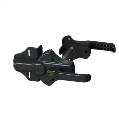 MANTA Magnetic, Nylon - Two-Sided, Key-Lockable Gate Latch. Comes with SS Self-Drilling Screws -...