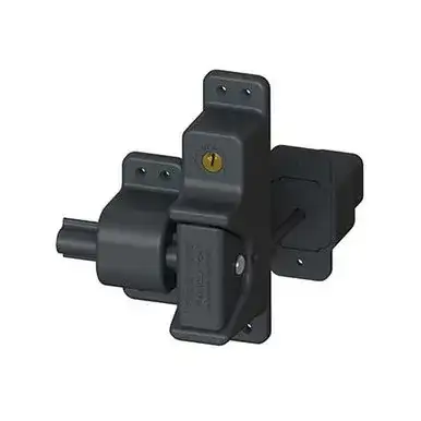 Outside Body for Keyed Latch. For item #KPL-2-SC (Aluminum Hardware)