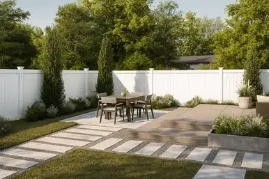 Regency Series - Solid Privacy Section - 2 Rail