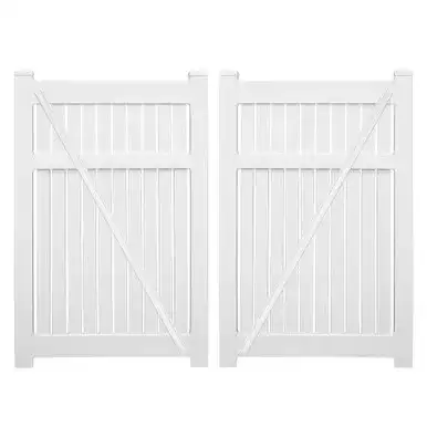 American Classic - Closed - Double Drive Gate (3" Picket)