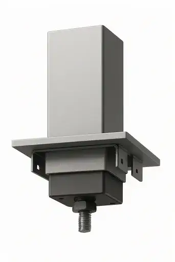 Square Pergola Column Mount
