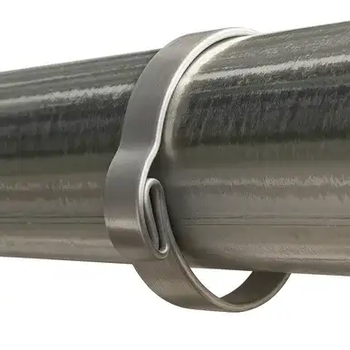 1 5/8" Self Locking Line Post Band - Aluminum