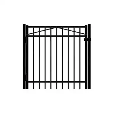 C-1 Traditional Straight Picket w/Finials 3-Rail Pool Gate