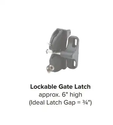 Aluminum Lockable Gate Latch