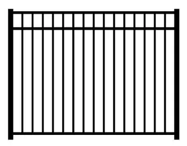 E-2 Contemporary 3-Rail Pool Section Flush Bottom