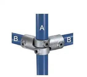 190-7 Adjustable Side Outlet Tee 1 1/4" x 1 5/8" - Malleable