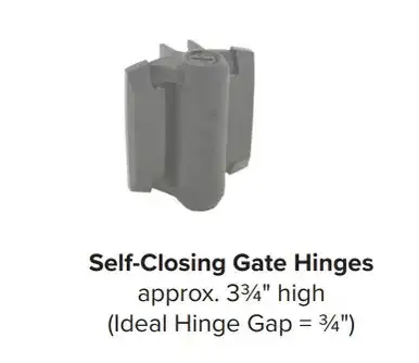 Aluminum Self-Closing Gate Hinge